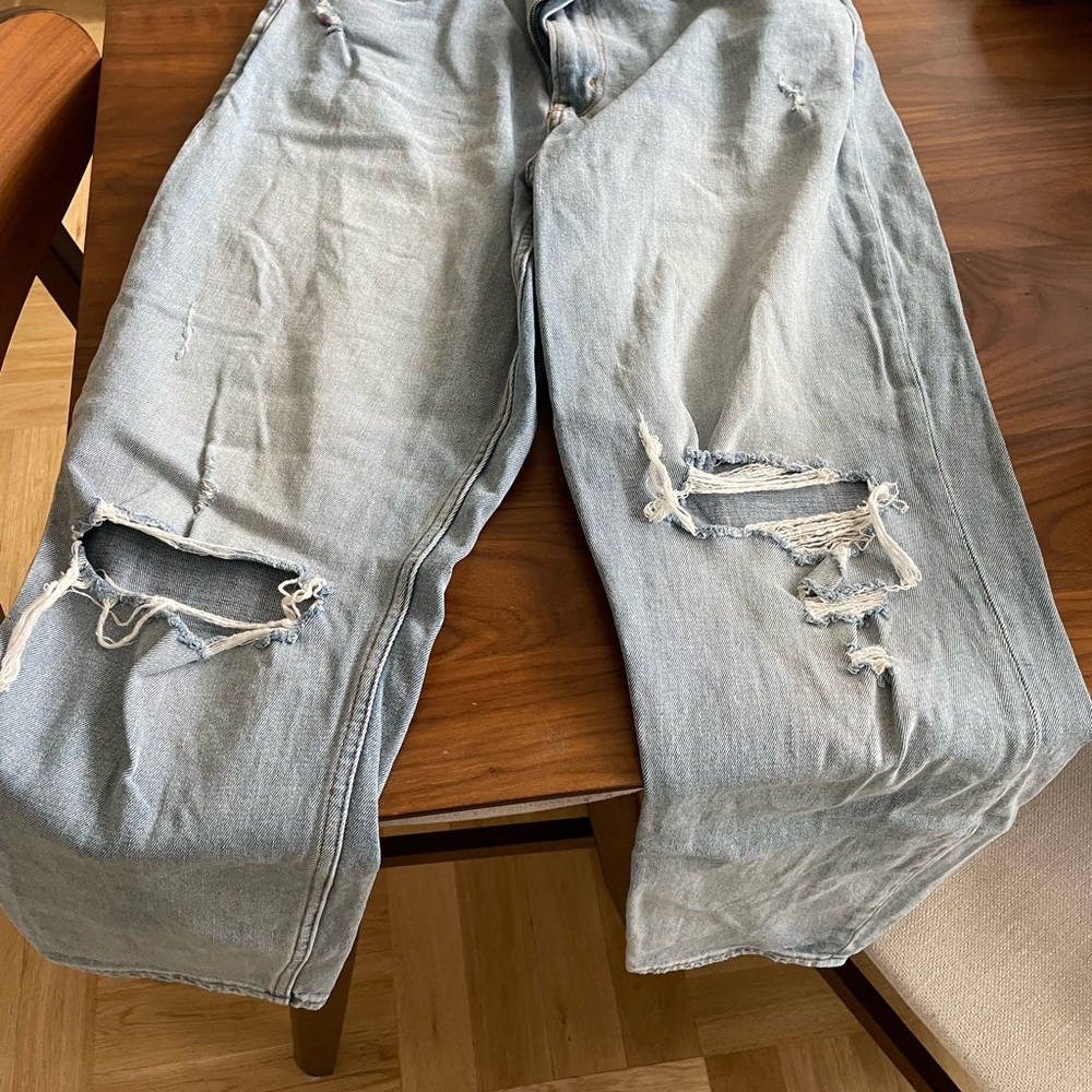 Abercrombie & Fitch High Rise Blue Jeans
